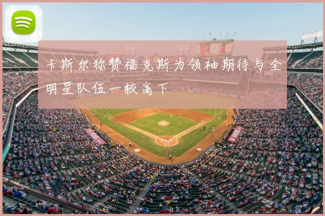 卡斯尔称赞福克斯为领袖期待与全明星队伍一较高下